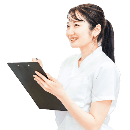 ほねラボ整骨院 我孫子市の我孫子駅北口院 受付女性イメージ画像